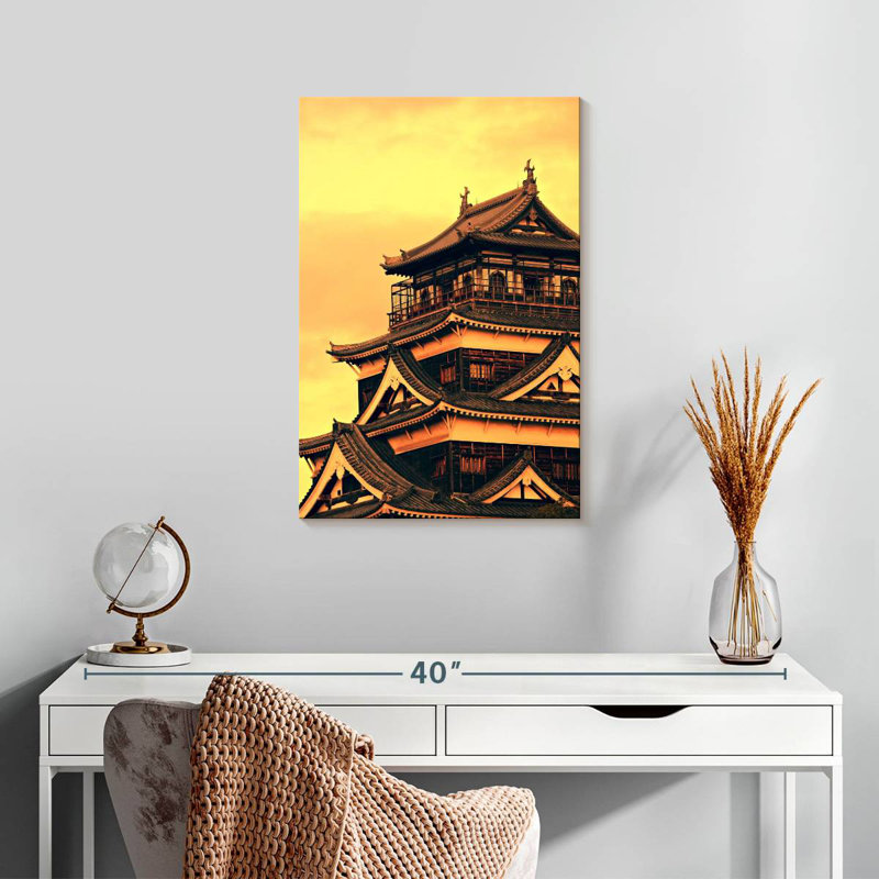 Lilie Hiroshima Castle, H 24 po x l 16 po