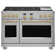 Café 48" Brushed Stainless Handle & Knob Set For Pro Range And Rangetop