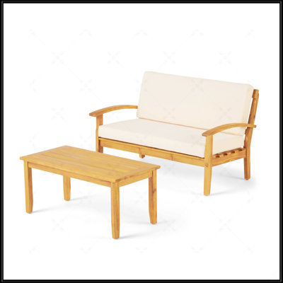 Causeuse + table basse