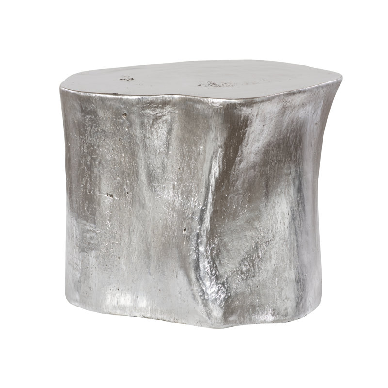 Cast Naturals 60" Pedestal Dining Table, Silver