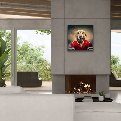 «Hockey 4» par Sean Parnell, art mural sur toile