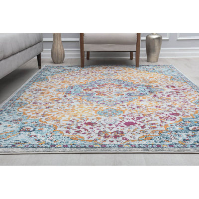 Hailey Vintage Inner Glow Area Rug