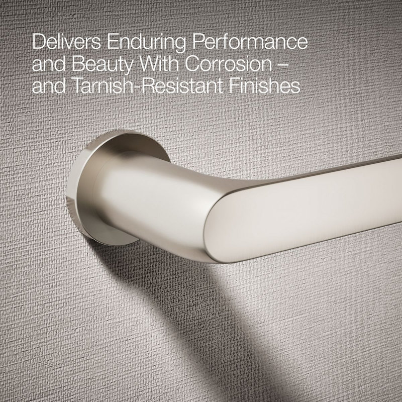 Avid Towel Arm, Vibrant Brushed Nickel