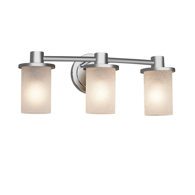 Éclairage pour meuble-lavabo 3 lumières Casson, Nickel brossé, Mercure