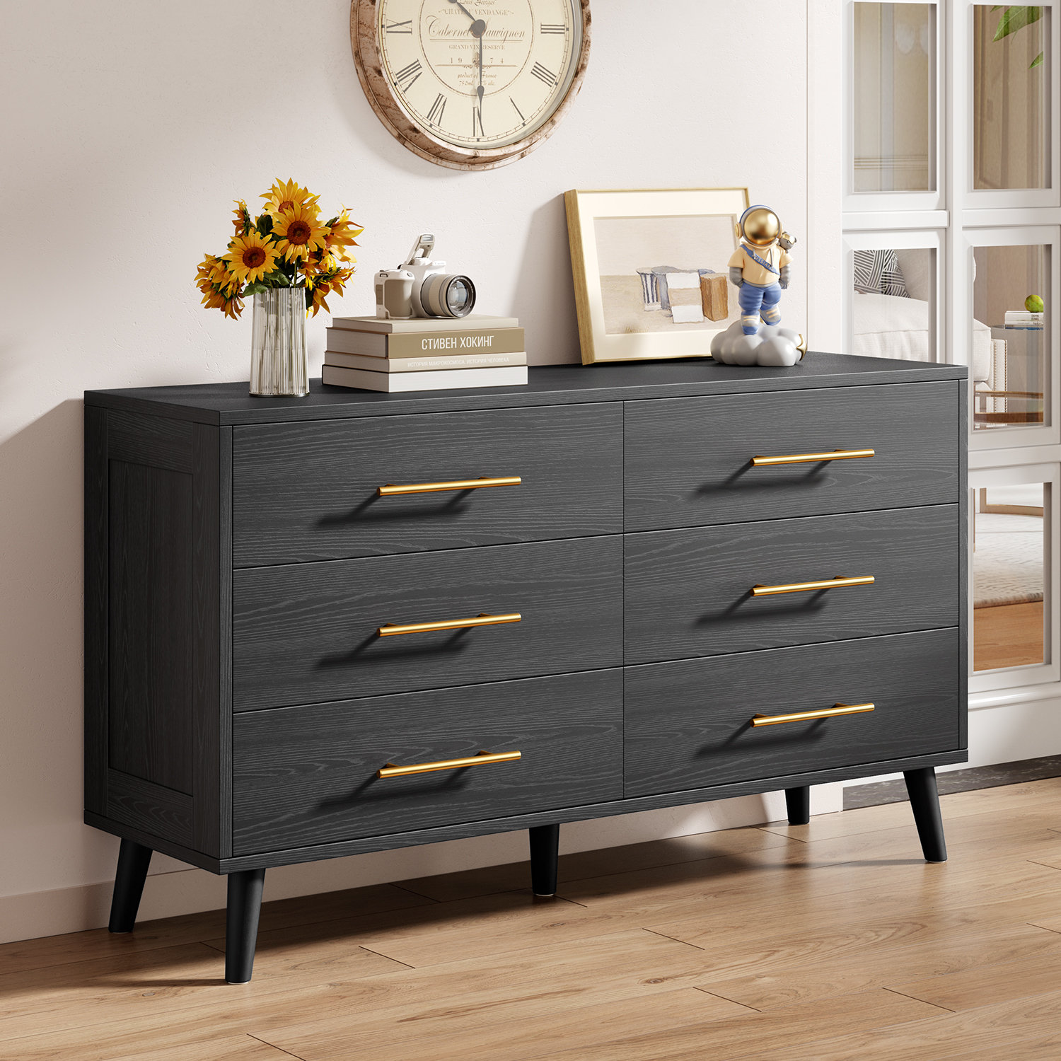 George Oliver Janaiyah 6 - Drawer Dresser & Reviews