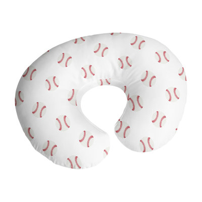 Baseball Patch Baseball Sports Nursing Pillow Cover Case by Sweet Jojo Designs