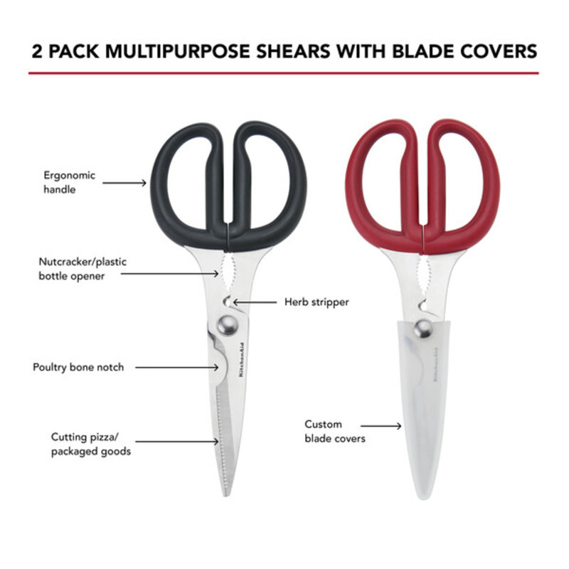 KitchenAid Classic 2 Piece Multi-Purpose Shear, Turquoise