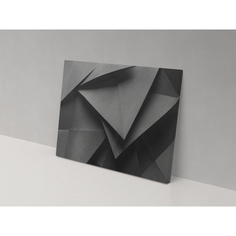 Sheets Of Grey - Wrapped Canvas Painting