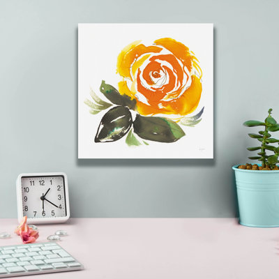 Toile épique Graffiti «Bold Roses 2» par Kristy riz, 12 po x 12 po