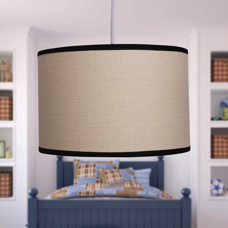 27 cm Bamboo Drum Pendant Shade