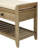 Shoe Rack With Cushioned Seat And Drawers, Multipurpose Entryway Storage Bench (Gray Wash)-1787570031