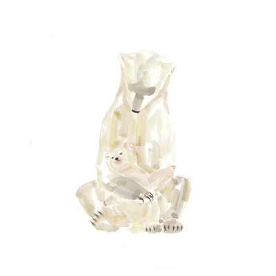 Bear Family III Painting by Helen Parker