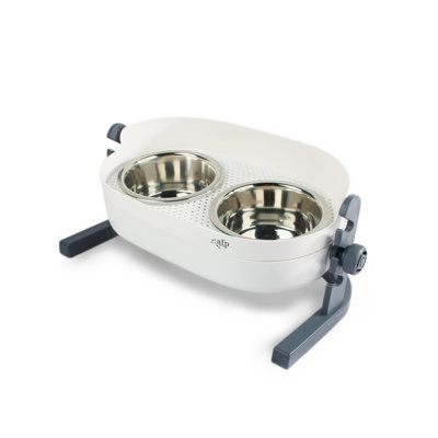 Elevated Feeder Pet Bowls for Cats and Dogs Adjustable Double Dinner