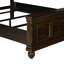Ensemble de chambre à coucher avec lit à panneaux, commode et miroir, commode et table de chevet Lenny-121781164