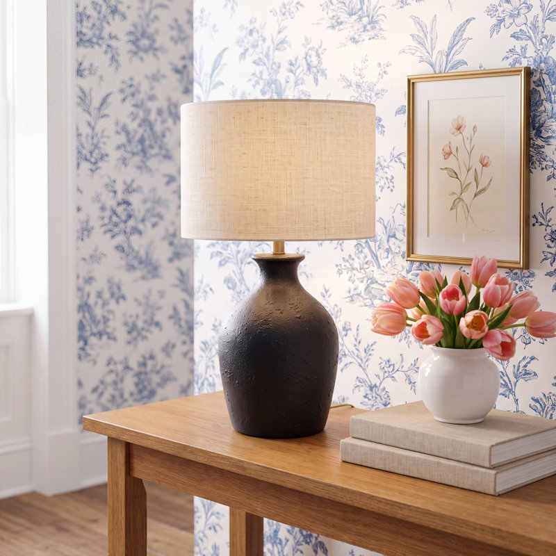 Cintia Erminia Lamp, Black, Light Brown
