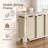 Laundry Hamper with 3 Pull-Out and Removable Bags-133452893