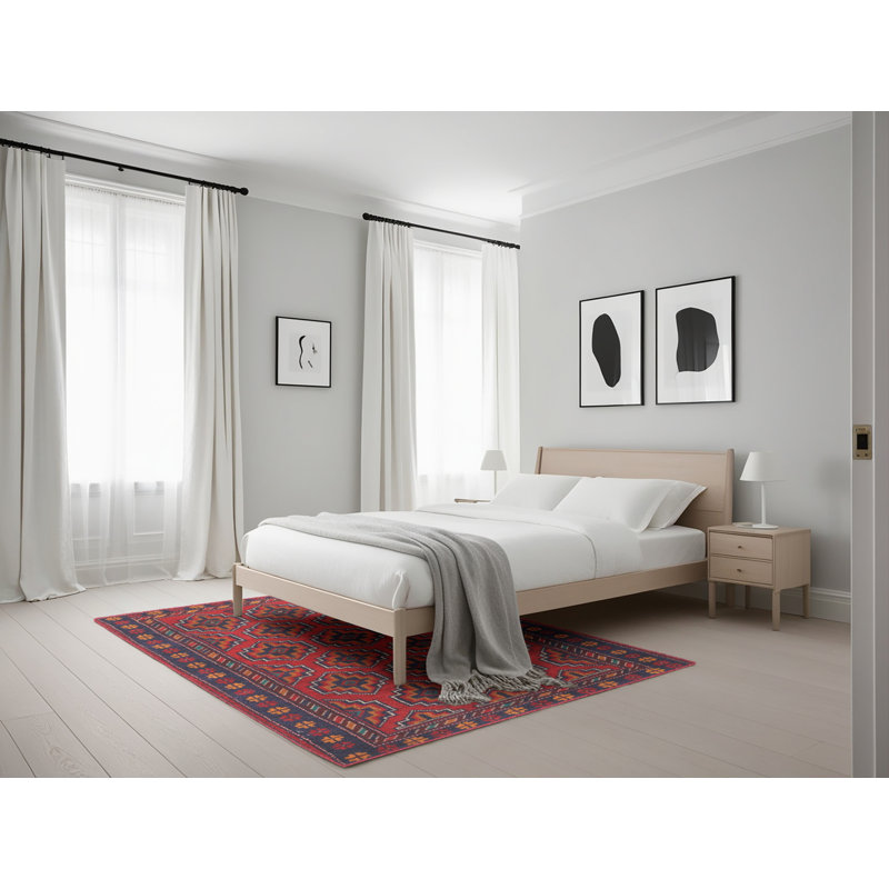 Tapis rouge à motif sud-ouest, Rectangle 5 pi x 7 pi