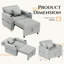 Chaise d'appoint rembourrée Heckman-692230998