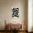 Abstract Abstract Black And White Geometric Pattern-403977233