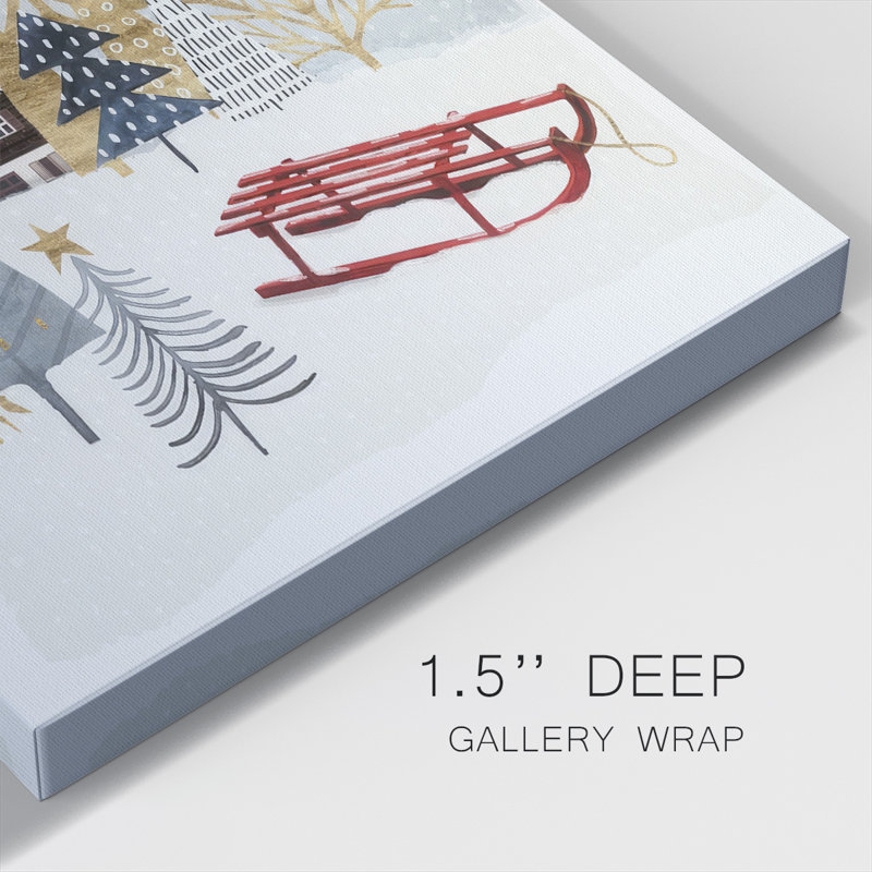 Chalet de Noël II, H 24 po x l 24 po x P 1,5 po