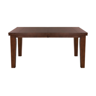 Table de salle à manger rectangulaire 1Pc avec rallonge de rangement en bois
