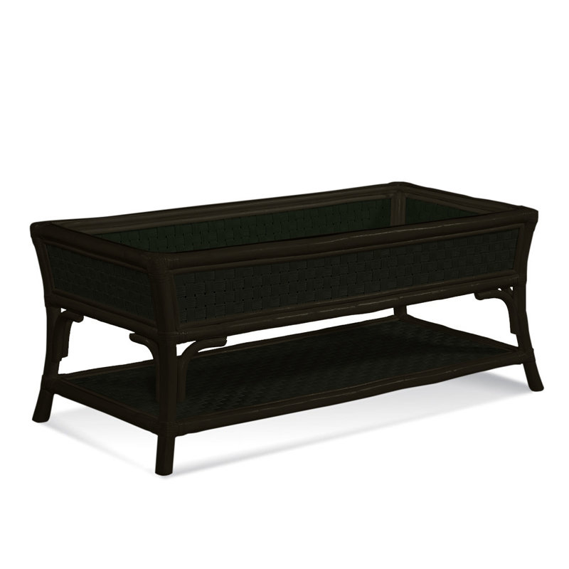 Boca Glass Coffee Table, Java