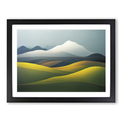 Serene Meadow Landscape Vol.2 - Framed Print