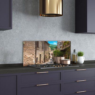 Ailena 50cm W x 100cm L Glass Peel and Stick Panel