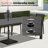 8 - Person 95'' W X 40'' D Aluminum Patio Dining Set With Umbrella Hole And Stackable Chairs-1552035303