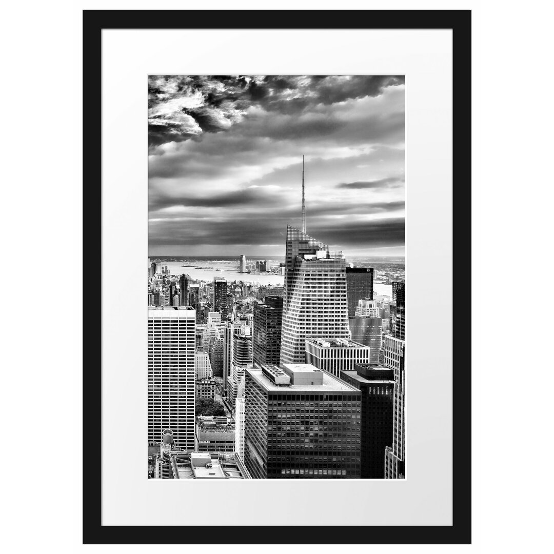 Gerahmtes Poster New York Skyline