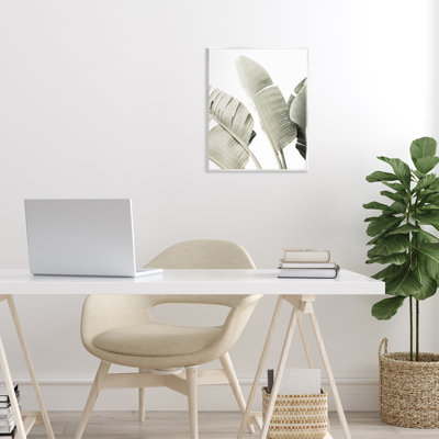 Muted Banana Leaves Wall Plaque, design by Sisi and Seb