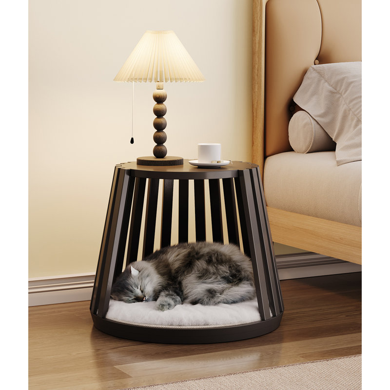 Omee Cat Cabinet,Black, Black