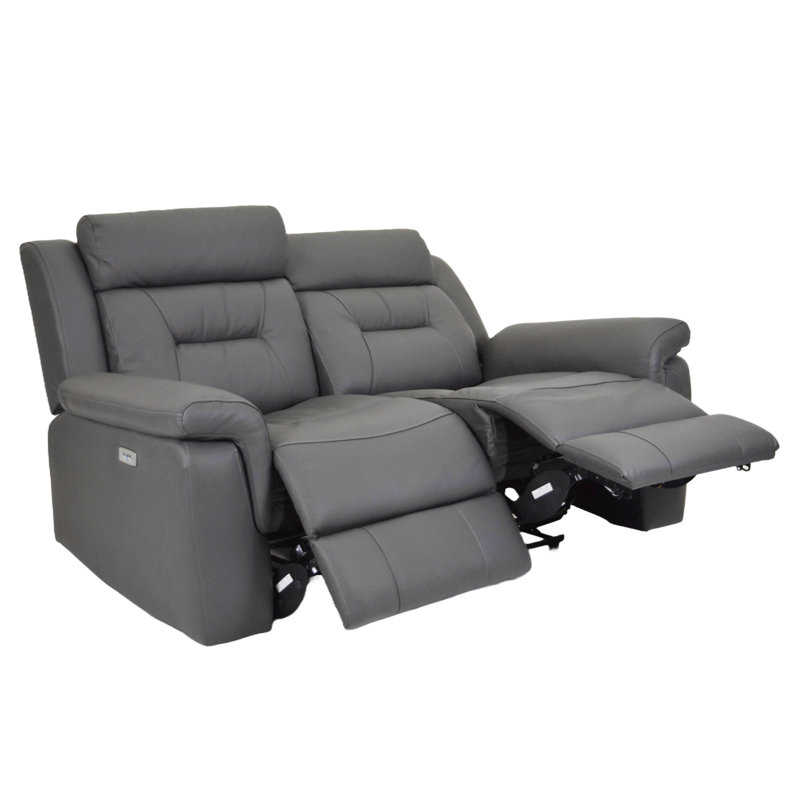 Demea 2 Seater Genuine Leather Electric Recliner
