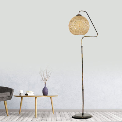 Lampe sur pied arquée 61 po Tennyson