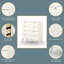 4 Drawer Chest, White Wax Finish