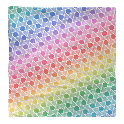 Serviette triangles hexagonals Mcguigan