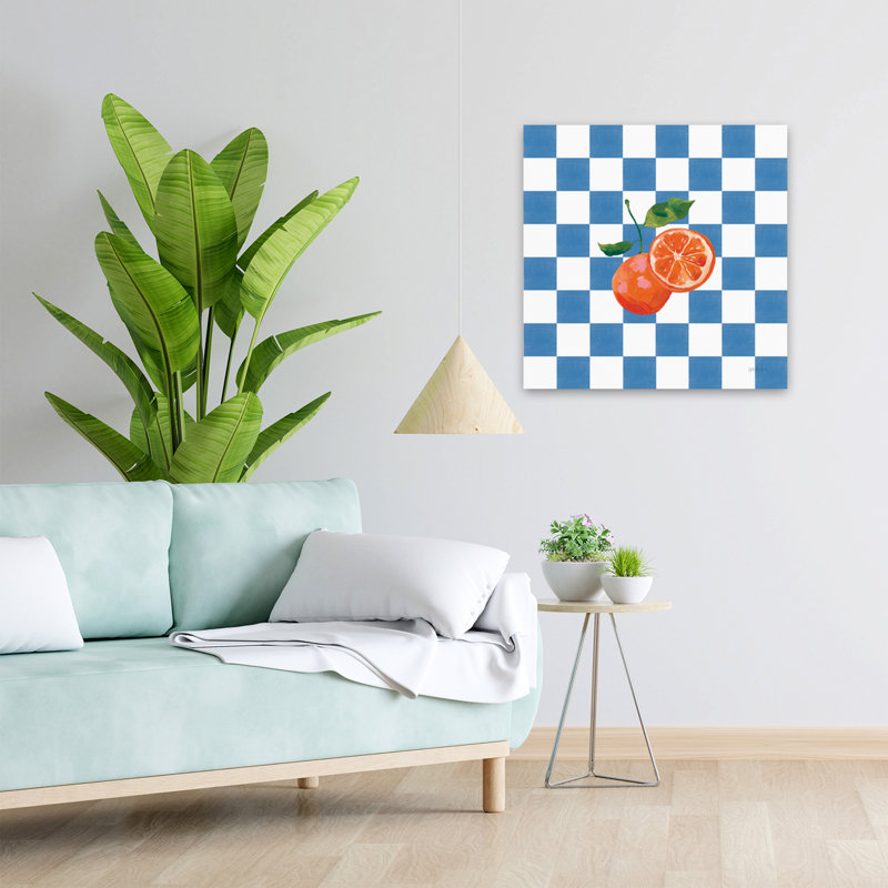 «Summer In Chequers Iii», art contemporain, H 24 po x l 24 po
