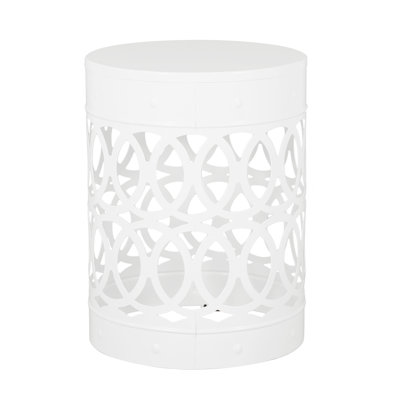 Outdoor Metal End Table -Large