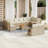 Vidaxl Garden Sofa Set Beige