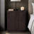 Potomac Reeding Pattern 2-Drawer Push-to-Open Nightstand with Solid Wood and Modern Bedside Accent Storage-1243385514