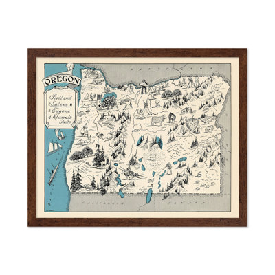 Oregon Pictorial Map