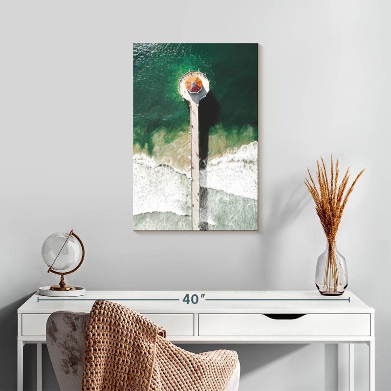 Aletra Iconic Manhattan Beach Pier, 24" H x 16" W