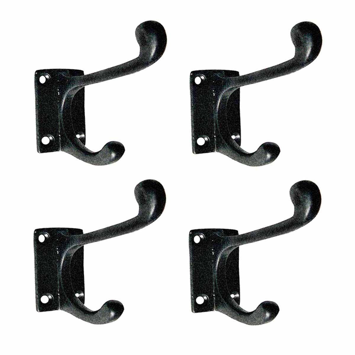 The Renovators Supply Inc. Wrought Iron Double Wall Mounted Towel Hook ...