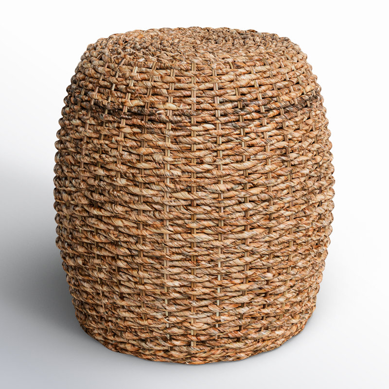 Ellsberg Woven Rattan End Table