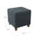 17.5" Wide Tufted Square Storage Ottoman