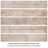 Bois 6" x 36" Porcelain Wood Look Floor and Wall Tile-73725666