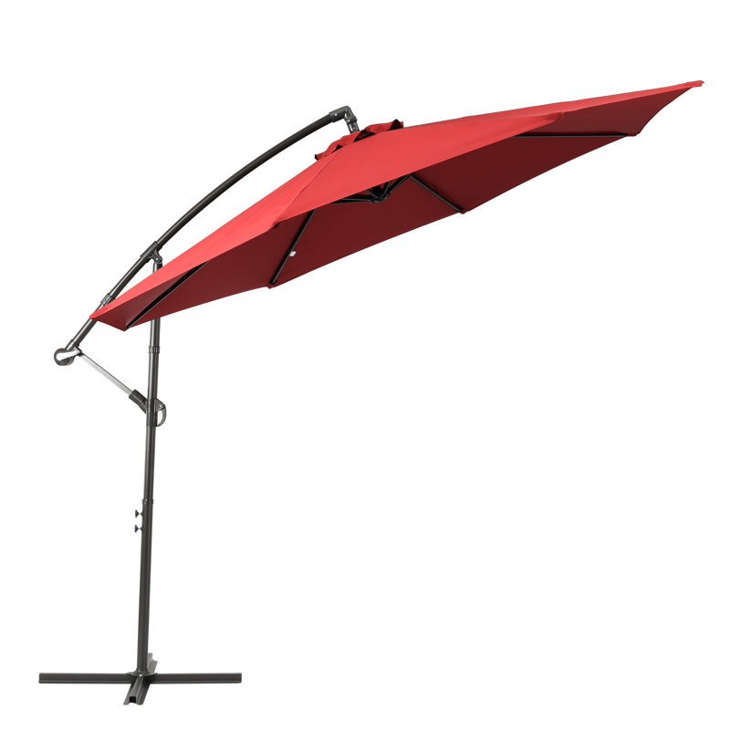 Hartt 120'' Cantilever Umbrella, Red