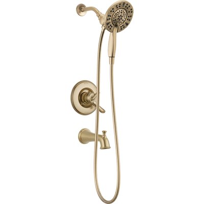 Linden 17 Series Dual-Function Tub Shower Faucet Set, In2ition Shower Handle Trim Kit -  Delta, T17494-CZ-I