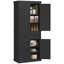 Armoire de rangement avec tiroir et tablettes réglables-954359754