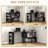 Homcom L Shaped Corner Desk